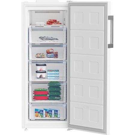 Beko Congelatore Verticale 271lt E Totalnofrost 5cas.bianco B3rfne274w