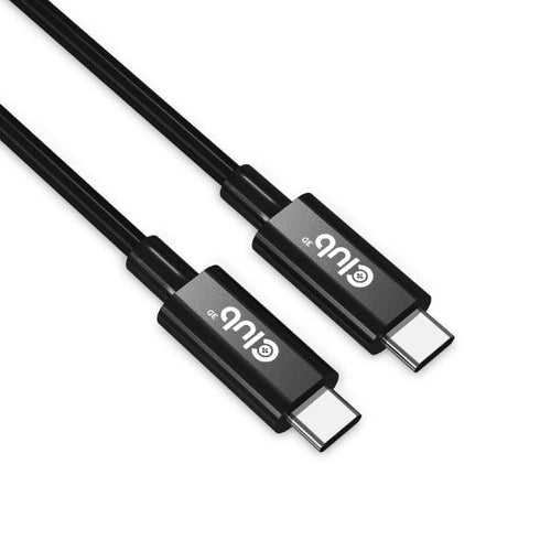 CLUB3D CAC-1579 cavo USB USB4 Gen 3x2 3 m USB C Nero (Club3D Kabel USB 4 Typ C PD 240W)