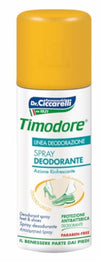 Timodore spray deodorante allo zenzero ad azione rinfrescante e protezione antibatterica 150ml