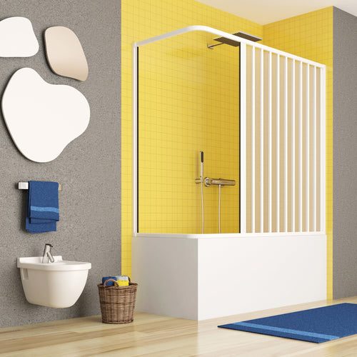 Box doccia in pvc Sopra Vasca ad 1 anta h150