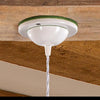 Lampadario ceramica Lampadari Bartalini 2217.3 E27 LED 32CM piatto girasole artigianale