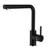 Rubinetto Miscelatore cucina nero con canna orientabile