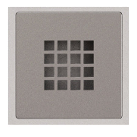 Griglia di ricambio per piatto doccia 12,5x12,5 con angoli stondati