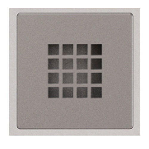 Griglia di ricambio per piatto doccia 12,5x12,5 con angoli stondati