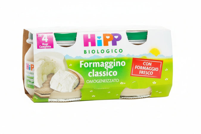 Hipp bio omogenezizzato formaggino classico 2vasettix80g