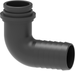 Raccordo portagomma Arag 90° per girello diametro 25mm confezione da 5 pezzi