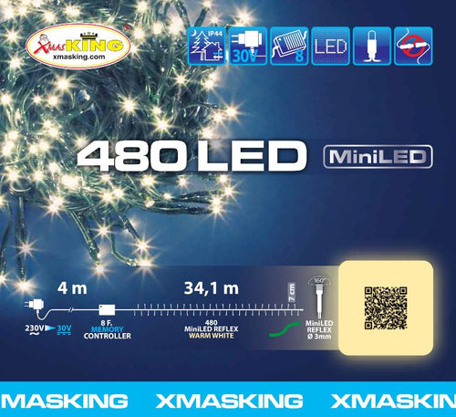 Catena lineare TLG 480 MiniLED BIANCO CALDO