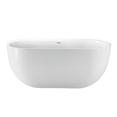 Vasca da bagno ovale moderna design centro stanza 170x80 SUPERBA