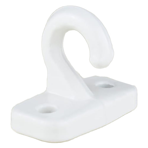 GANCIO PER BRACCETTI TENDA DA SOLE A CADUTA -COLORE BIANCO - KIT DA 2 PZ - DF 4048757