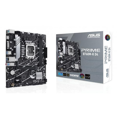 ASUS MB B760, LGA 1700, PRIME B760M-K D4, 90MB1DS0-M1EAY0