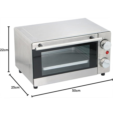 Mini Forno Fornetto Elettrico Auto Camper Camion 9Lt 24V Accendisigari 300W