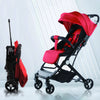 Passeggino Ultraleggero Chiusura Facilitata Salvaspazio Portata 15 kg Rosso