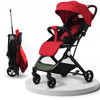 Passeggino Ultraleggero Chiusura Facilitata Salvaspazio Portata 15 kg Rosso