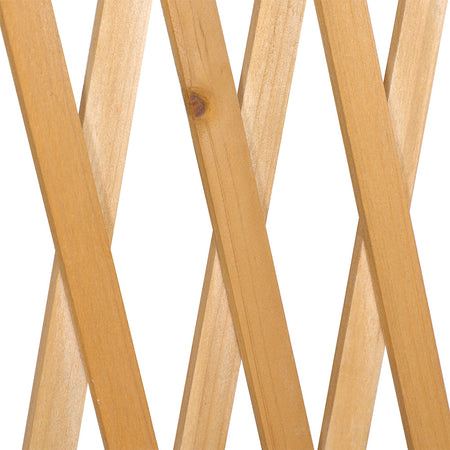 Recinzione in Legno Abete Estensibile da Giardino Divisorio Fioriera Naturale