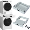Supporto Universale per Lavatrice e Asciugatrice con Cassetto Estraibile - 100KG