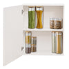 Mobile Cucina Pensile 1 Anta Componibile in Legno Colore Bianco 60x32 H72cm