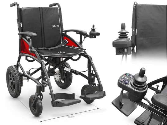 Carrozzina elettrica pieghevole BASIC ULTRALIGHT