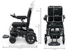 Sedia a rotelle elettrica pieghevole automatica Elite Ultramatic