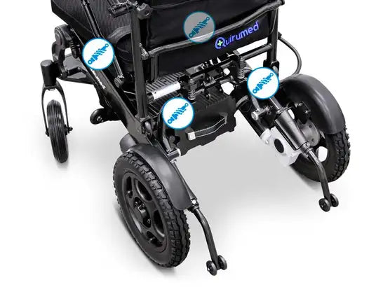 Sedia a rotelle elettrica pieghevole automatica Elite Ultramatic