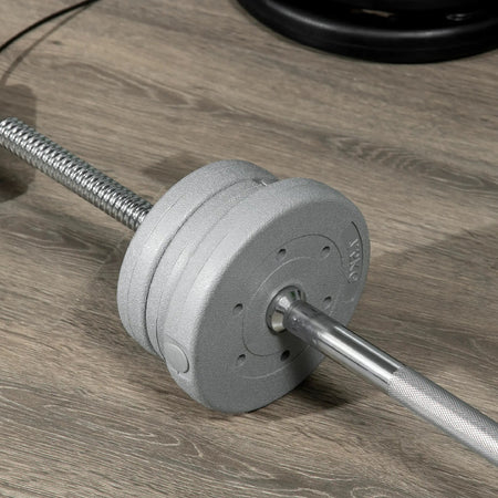 Bilanciere da Squat Sollevamenti per Pesi da Ø2.5 cm MAX 100kg In Acciaio Ø2.5x170cm