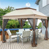 Gazebo da Giardino Pieghevole 3x3 con Zanzariere, Air Vent e Borsa per trasporto