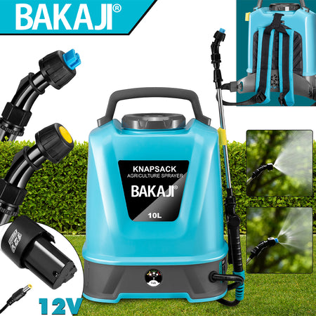 Nebulizzatore a Batteria 10 Litri Senza Fili Spruzzatore Giardino Pressione