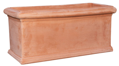 Biscottini Biscottini Cassetta Fioriera Terracotta Galestro Made Italy 82x37x37 Artigianale