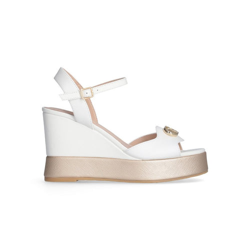 Liu Jo sandali donna Karen 11 in pelle off white SA5117P0