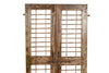 Biscottini Porta portone in legno massello e ferro da interno o da esterno vecchia e antica medievale