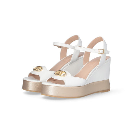 Liu Jo sandali donna Karen 11 in pelle off white SA5117P0