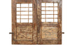 Biscottini Porta portone in legno massello e ferro da interno o da esterno vecchia e antica medievale