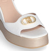 Liu Jo sandali donna Karen 11 in pelle off white SA5117P0