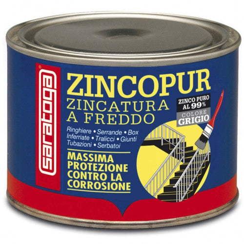 Saratoga Zincopur Antiruggine Anticorrosione Professionale per Metalli 500ml