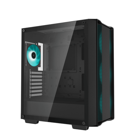 DeepCool CC560 V2 Midi Tower Nero (DeepCool CC560 Case V2, Gaming, Black, Mid Tower, 1 x USB 3.0 / 1 x USB 2.0, Tempered Glass Side Window Panel, DeepCool Blue LED Fans, ATX, Micro ATX, Mini-ITX)