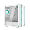 DEEPCOOL CASE MID TOWER CC560 V2 WHITE 3+1x120 LED FAN TG