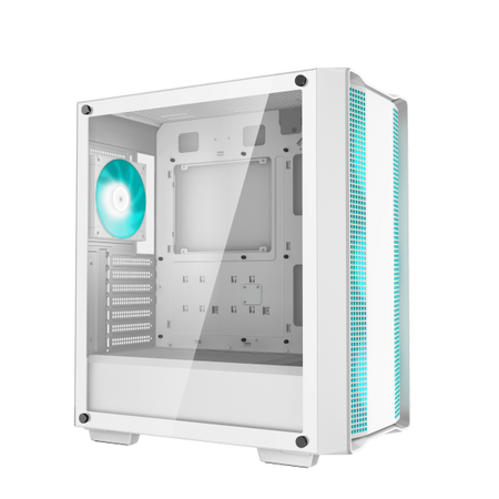 DEEPCOOL CASE MID TOWER CC560 V2 WHITE 3+1x120 LED FAN TG