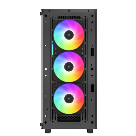 DEEPCOOL CASE MID TOWER CC560 ARGB V2 BLK 3+1x120 ARGB FAN TG