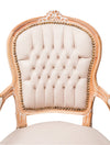 Biscottini Poltrona stile francese Luigi XVI in legno massello di faggio