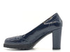 DONNA SOFT Décolleté 6057 in pelle vernice blu