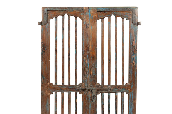Biscottini Porta portone in legno massello e ferro da interno o da esterno vecchia e antica medievale