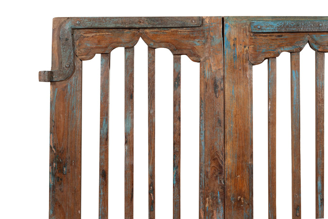 Biscottini Porta portone in legno massello e ferro da interno o da esterno vecchia e antica medievale