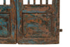 Biscottini Porta portone in legno massello e ferro da interno o da esterno vecchia e antica medievale