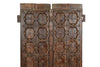Biscottini Porta portone in legno massello e ferro da interno o da esterno vecchia e antica medievale scorrevole