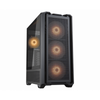 COUGAR MX600 RGB (BLACK) - PC CASE TOWER - VENTOLA RGB 3*140+120mm