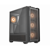 COUGAR MX600 RGB (BLACK) - PC CASE TOWER - VENTOLA RGB 3*140+120mm