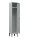 Armadio spogliatoio in metallo verniciato in versione monoblocco ad 1 posto cm. 30x50x180h