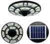 2000W LAMPIONE SOLARE LED ESTERNO ROTONDO GIARDINO FARO LUCE FREDDA CREPUSCOLARE