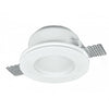Portafaretto Gesso Incasso A Scomparsa Supporto Faretto Tondo Con Vetrino Gs-15