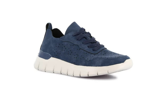 Grunland sneakers donna Sace in ecopelle blu SC0195