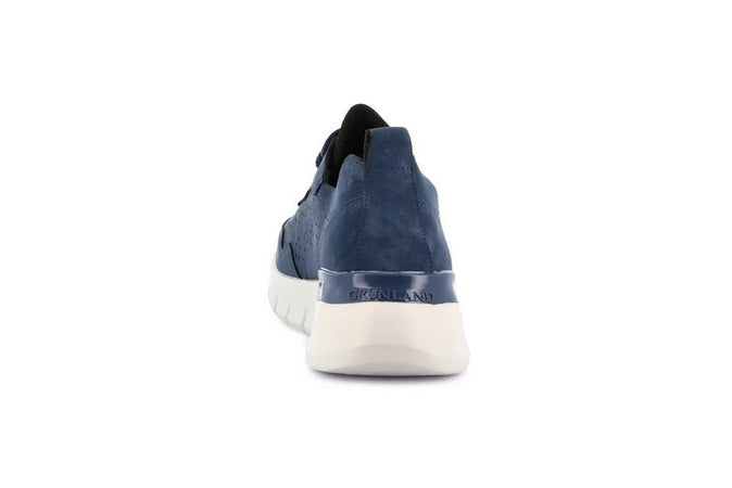 Grunland sneakers donna Sace in ecopelle blu SC0195